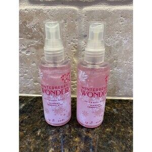 Bath & Body Works Winterberry Wonder Diamond Shimmer Mist 3 oz New Set of 2